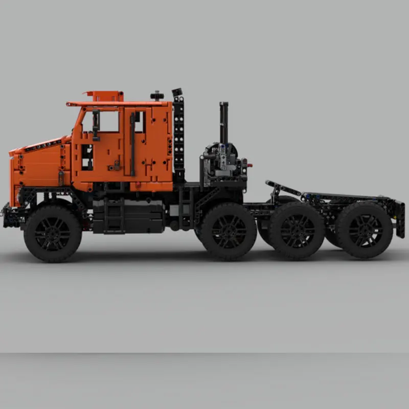 2925 قطعة MOC- 205331   MOC جديد Oshkosh M1070 خزان عسكري شاحنة نقل تعديل التكنولوجيا لتقوم بها بنفسك اللبنات الصبي هدية
