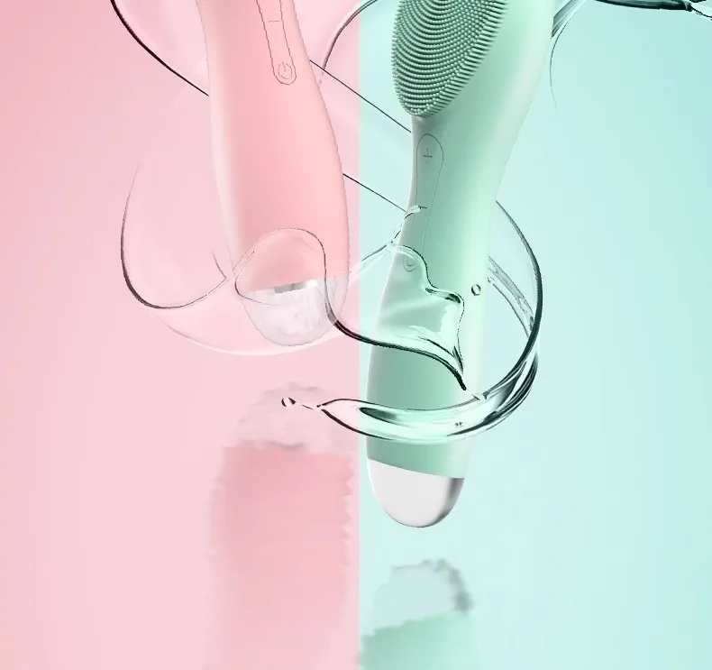 Lavado facial eléctrico, limpieza de poros, limpieza de silicona, masaje para hombres y mujeres, cepillo de lavado facial vibratorio
