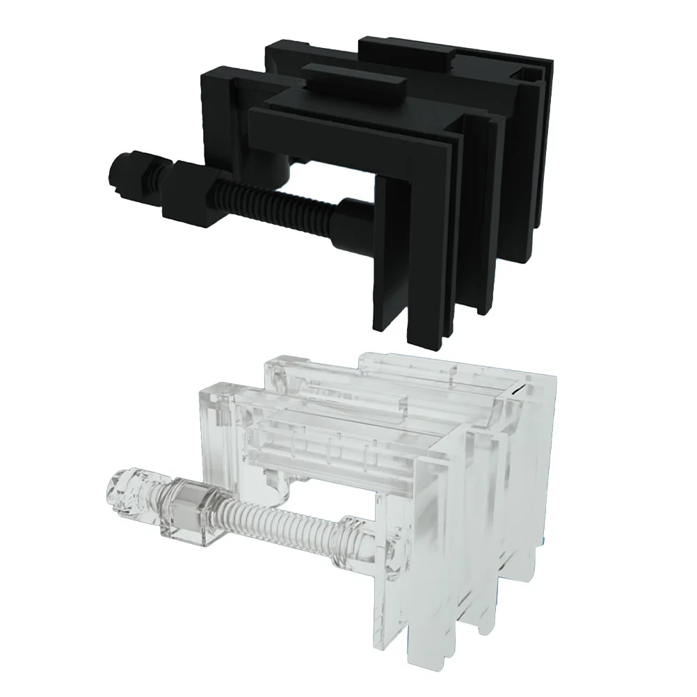 

2 Pcs Aquarium Hose Clamps Durable Fixing Clips for Fish Tank Pipes Stable Acrylic Easy Installation Tube Holder Accessories