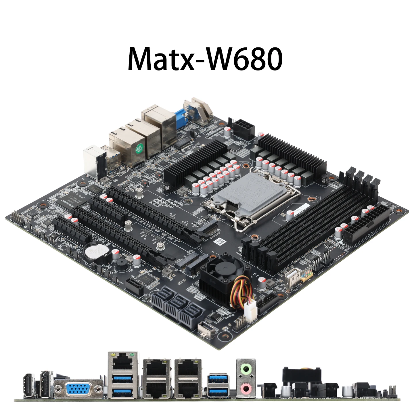 Pc Gaming I7 14Th Gen - Placa-mãe NAS W680 LGA1700 com BMC,