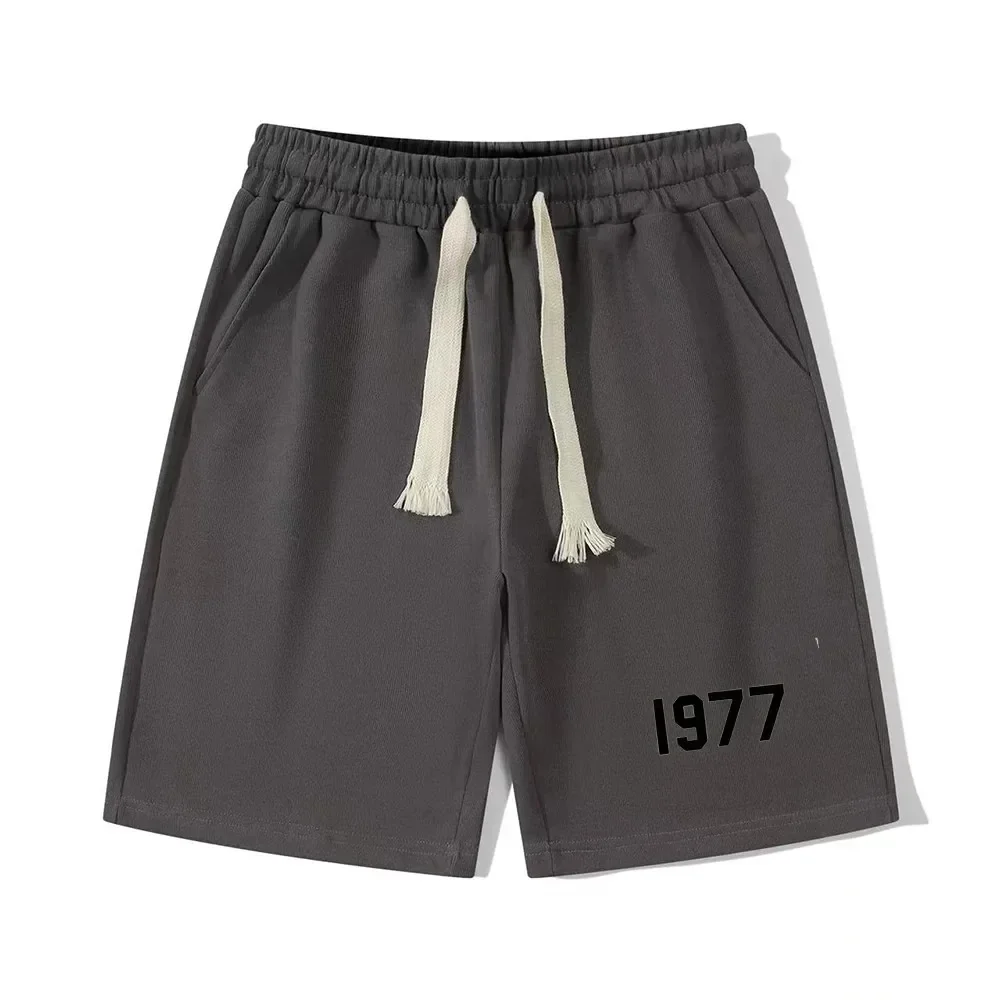 2025 New running and fitness beach shorts, fashionable, casual, summer, sports, men's running shorts