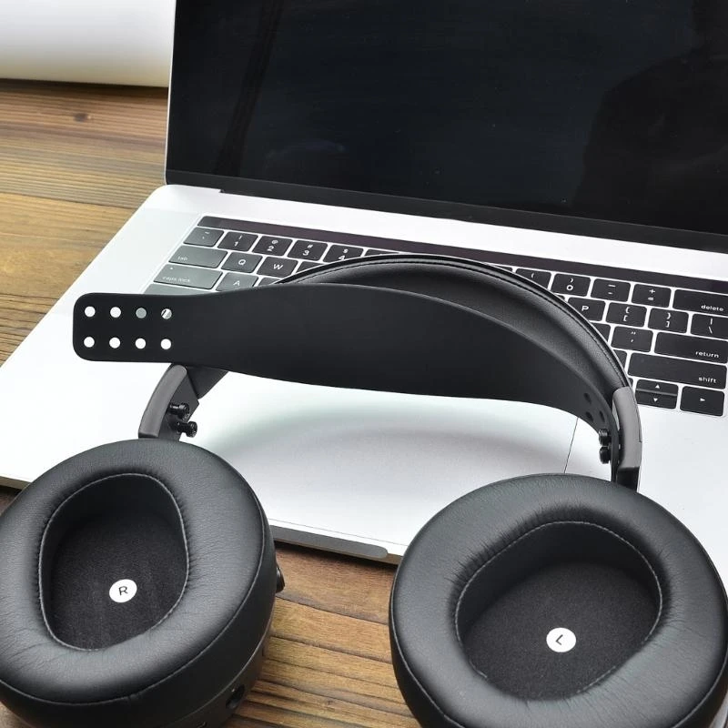 Comfortable and Elastics Ear Cushions Headband Earmuff for Effective Noise Reductions Vividly Audios Experiences