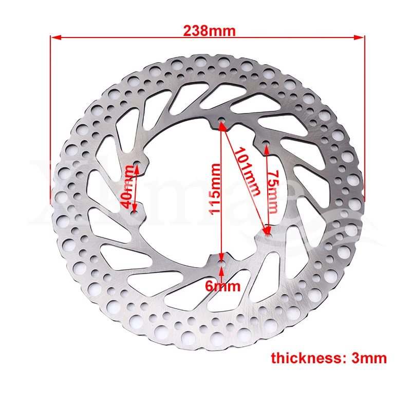 240mmモーターサイクルディスクブレーキローター,ホンダcr 125 crf 250 e r x 450-2002用,フロントおよびリアブレーキディスク,新品