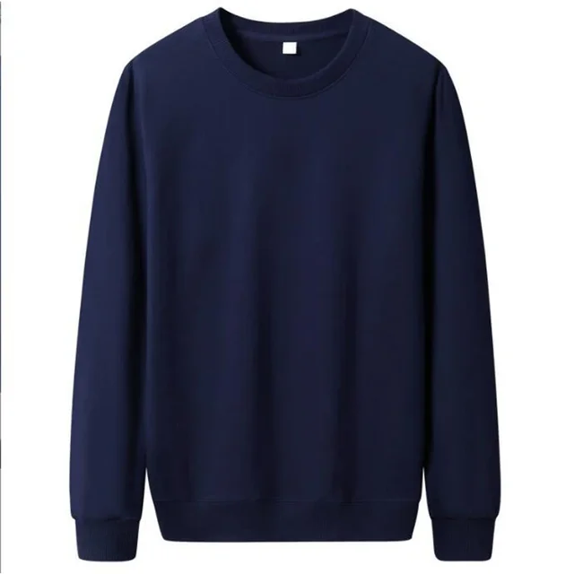 Men's Fashionable Thin Solid Color Pullover Hoodie for Autumn Casual Street Style Ideal Wear 4