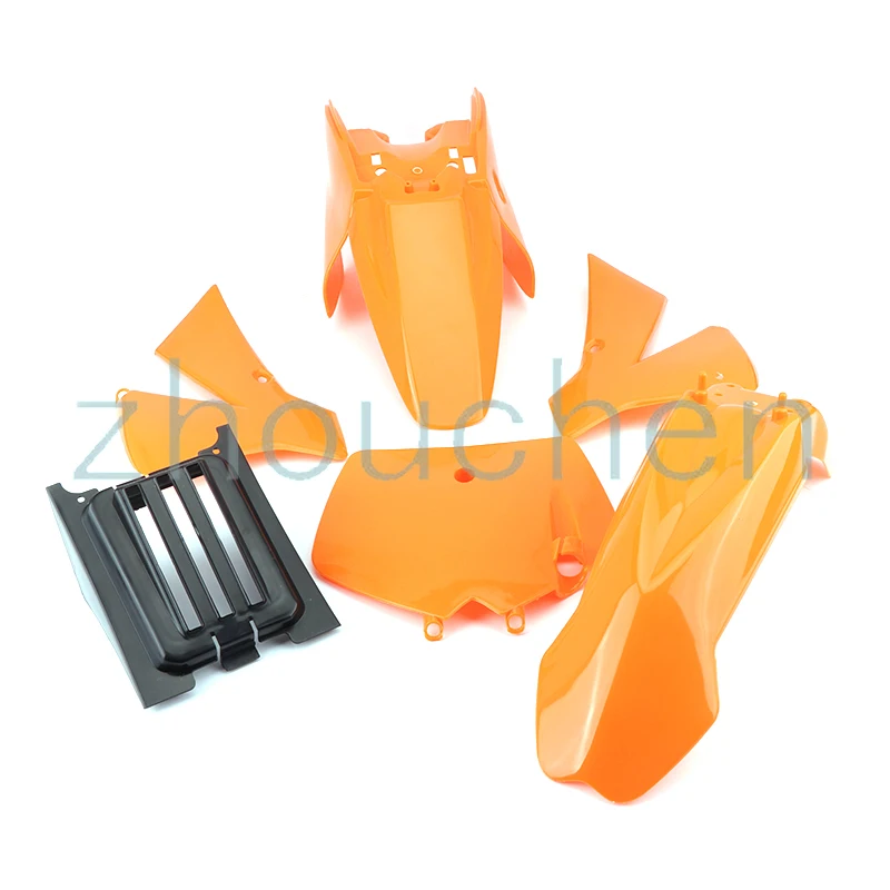 Cool Fairing body PLASTICS COVER KIT ORANGE seat tank OEM NEW for SX 50CC 50 50SX FOR 50 SENIOR JUNIOR JR SR