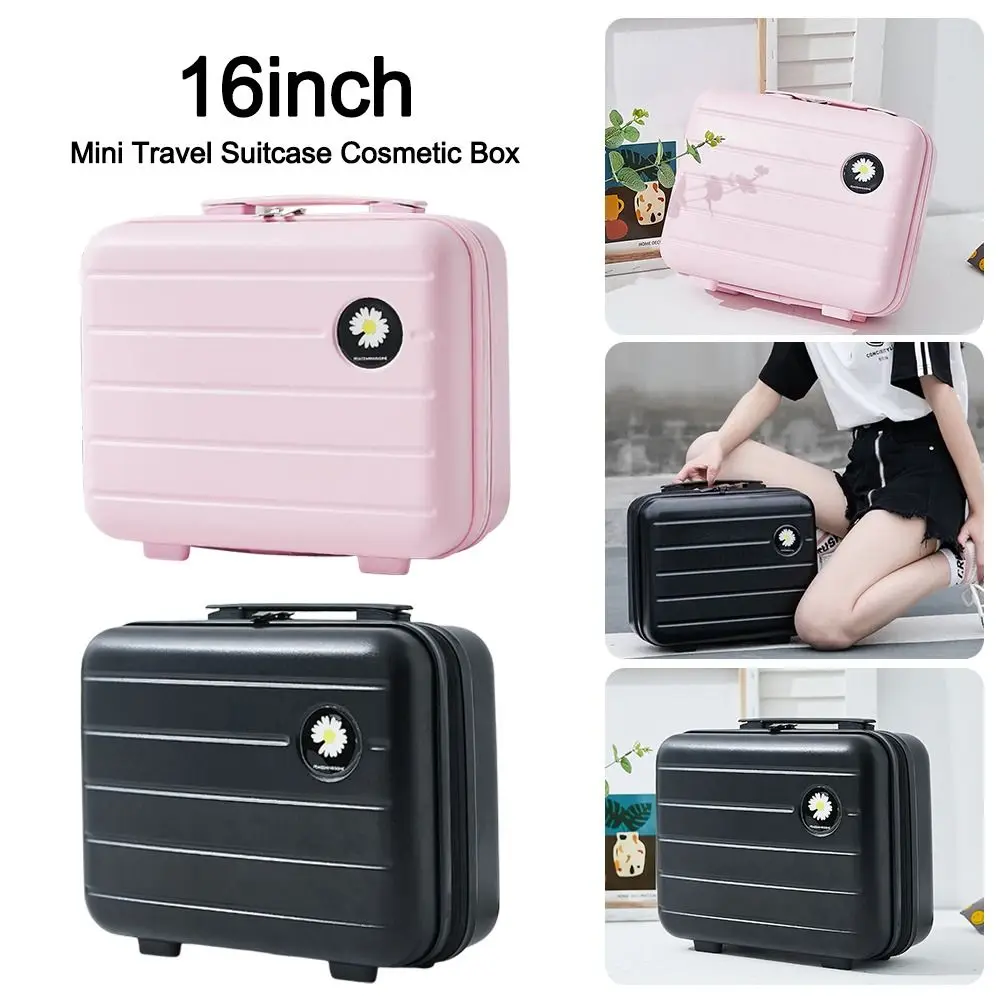 

NEW 16inch Mini Travel Suitcase Wear-resistant Waterproof Cosmetic Box Lightweight Luggage Organizer Travel