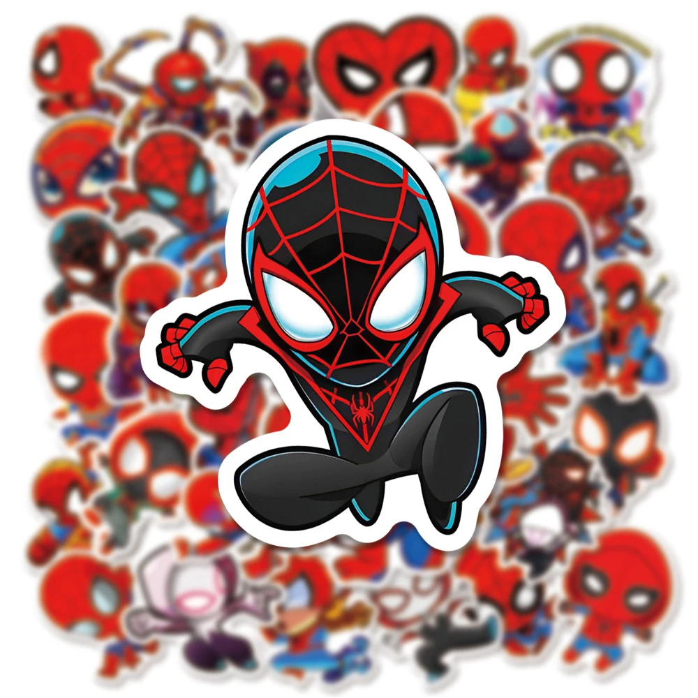 10/30/50 stücke Disney klassischen Film Spiderman Cartoon Aufkleber DIY Telefon Fall Laptop Tagebuch wasserdicht cool Anime Kind Spielzeug für Abziehbilder