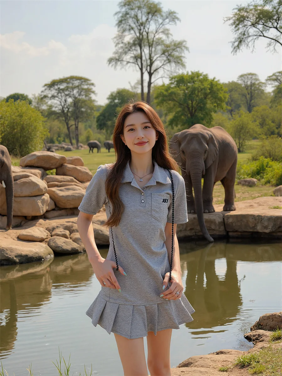 فساتين نسائية على الطراز الياباني كاجوال رمادي بياقة مقلوبة حورية البحر ذيل السمكة للسهرات الرسمية وحفلات الزفاف والحفلات الراقصة الفاخرة #2