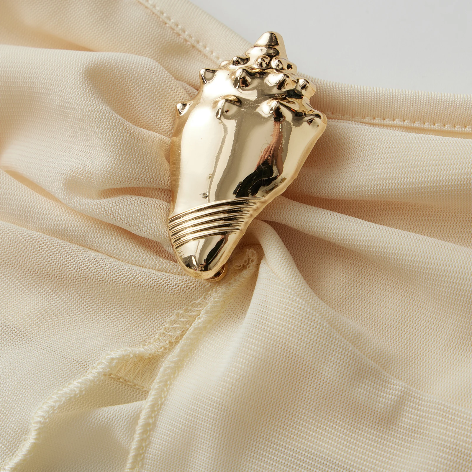 Y2k المرأة الصيف شبكة بروتيل بلون السباغيتي حزام Ruched سبليت هيم تانك القمم نادي الشارع الشهير