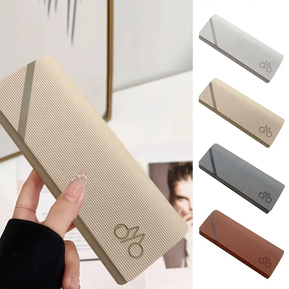 

PU Leather Glasses Boxes Holder Stress Resistance Creative Eyebrow Pencil Box Multifunctional Myopia Glasses Case Students