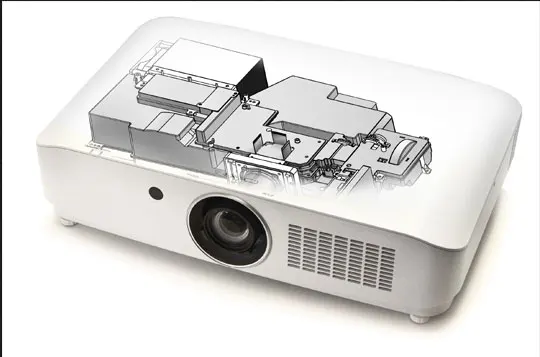 PL-600X 8000 Lumens 3LCD HD  Projector Suitable For Home Theater