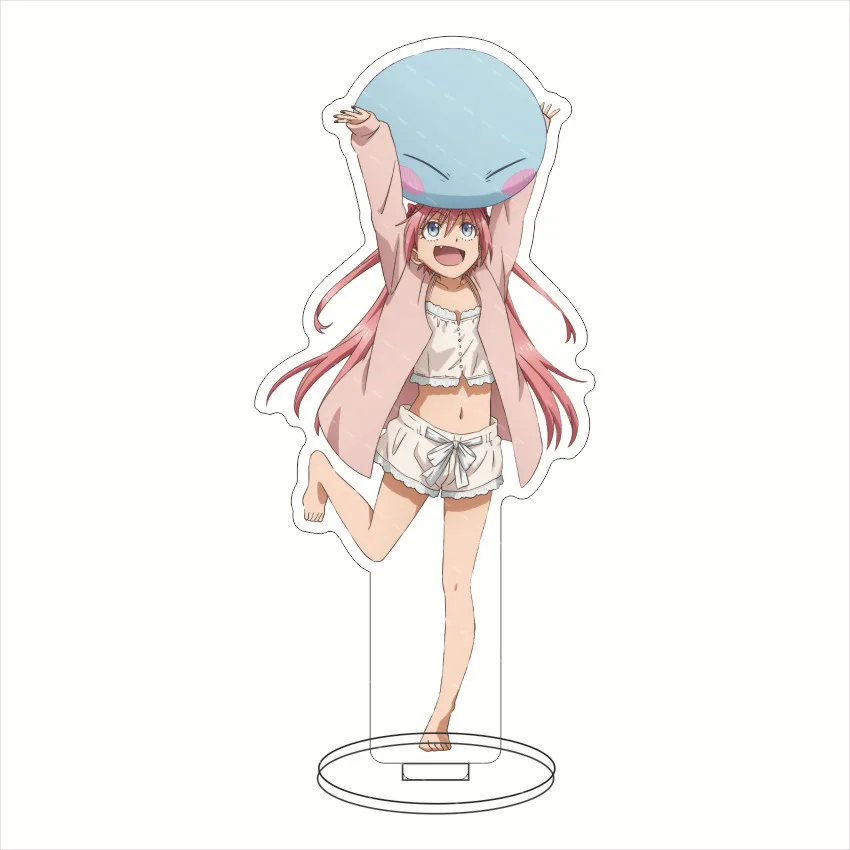 Anime That Time I Got Reincarnated as a Slime Rimuru Tempest Acrylic Stand Figure Model Plate Cosplay Collection Desktop Decor