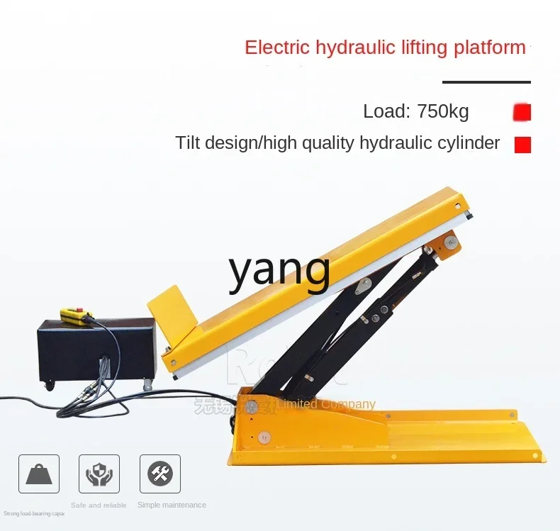 Platforma podnosząca CX Stały elektro-hydrauliczny stół podnoszący z funkcją pochylenia do załadunku i rozładunku