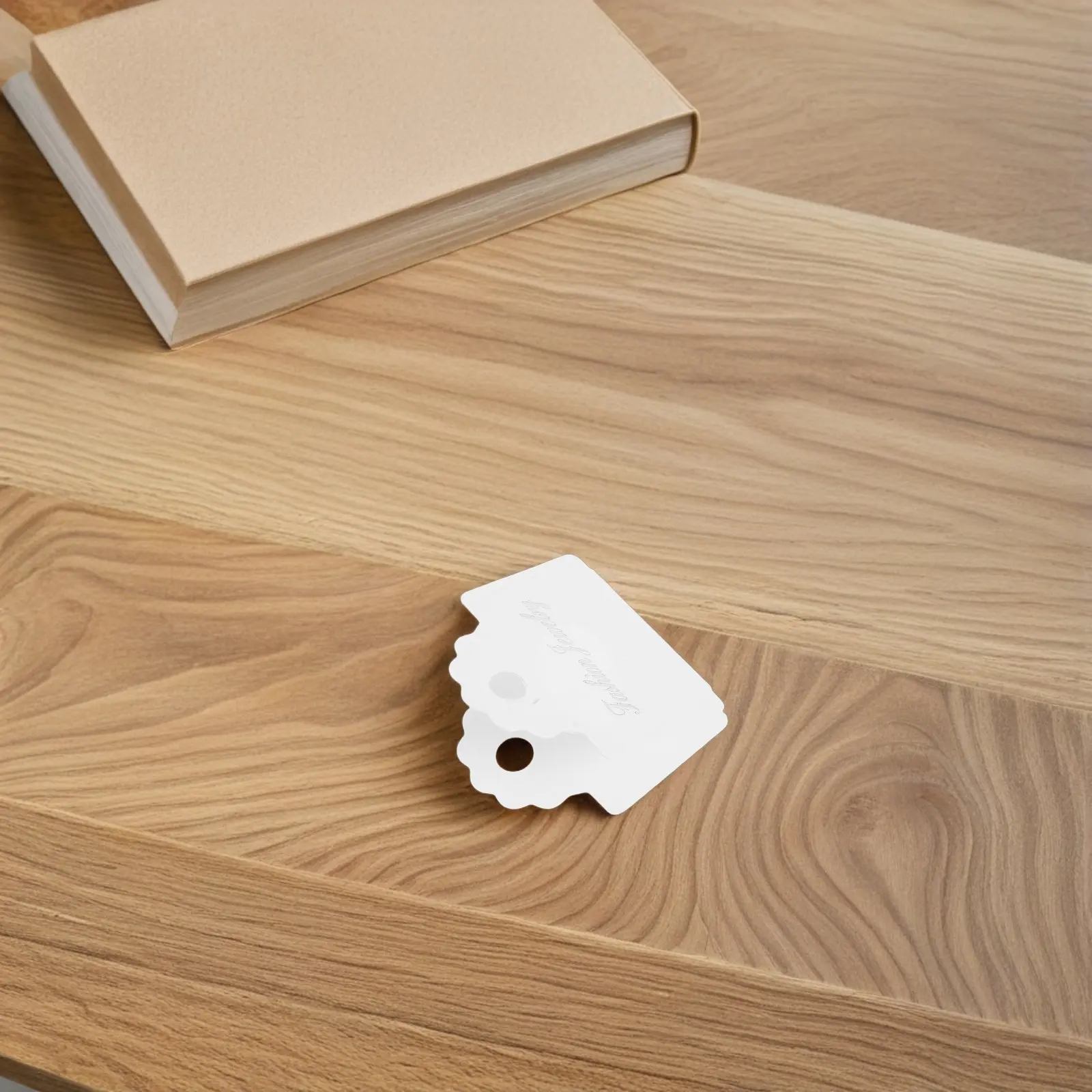 

200Pcs Jewelry Display Cards Thickened Kraft Paper Hanging Tags for Necklace Bracelet Keychain Display Packaging for Small