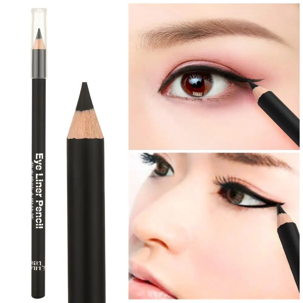 Fashion Cosmetic Lasting Waterproof Black Makeup tool Eyeliner Pencil