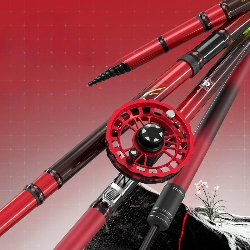 Ultra light and super hard front rod tease fishing rod fishing rod full set