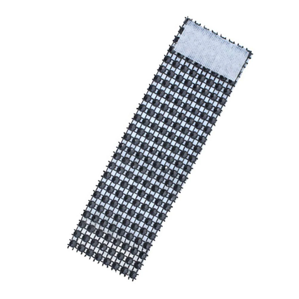 

30 PCS Wedding Decor Napkin Ring Decorative Rhinestones Party Fashion Buckle Black