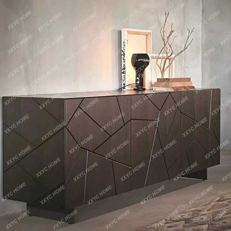 creative side cabinet entry door porch cabinet smoke color