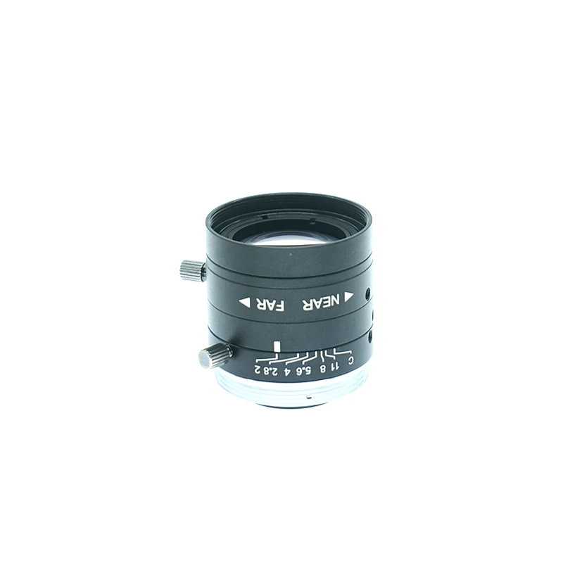 عدسة FA 5MP 6 مم F2.0 C-Mount عدسة رؤية الآلة اليدوية عدسة CCTV القزحية للكاميرا الصناعية #4