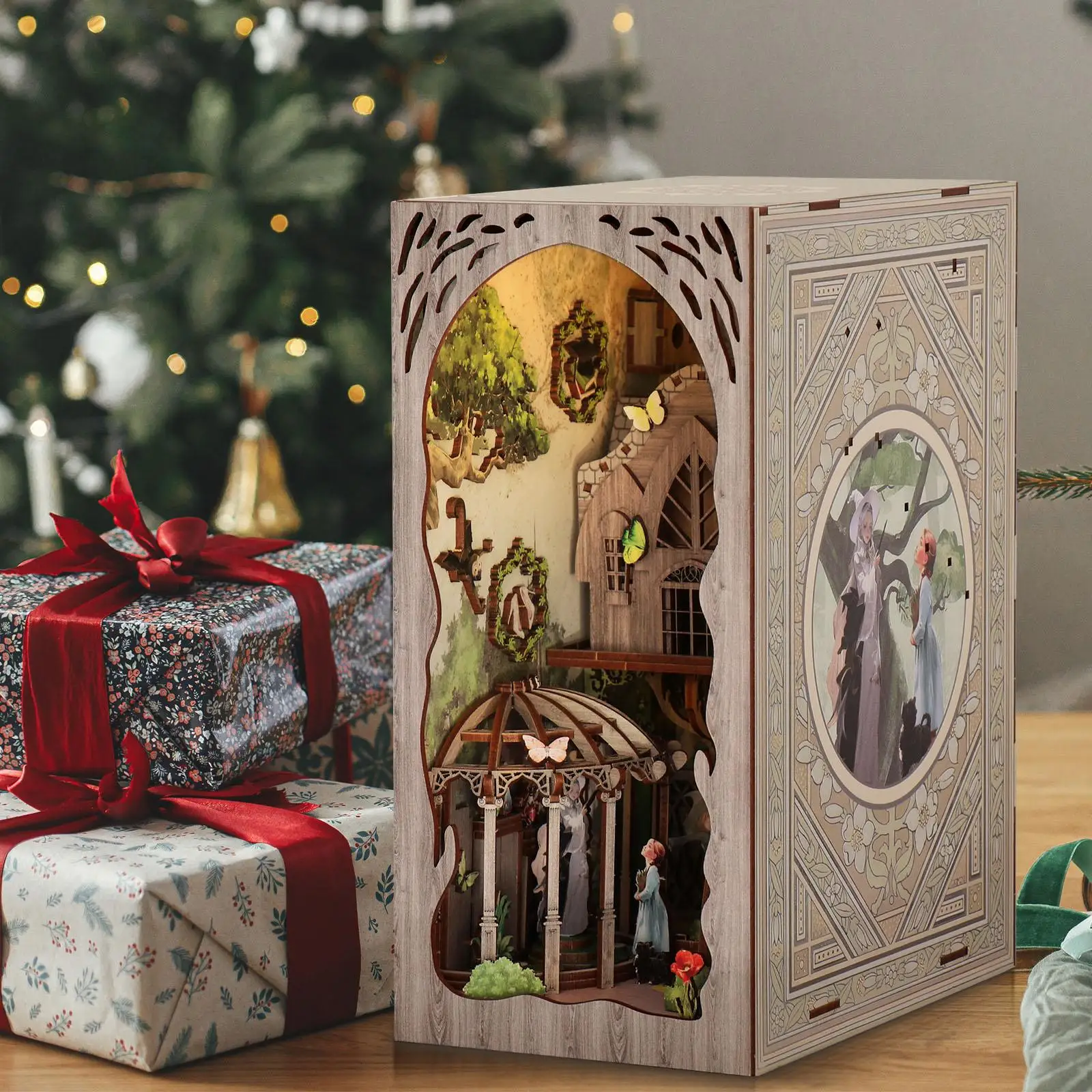 Kits de livres pour maison de poupée, bibliothèque créative, insérer des livres de décoration, Kits de serre-livres pour maison de poupée, modèle