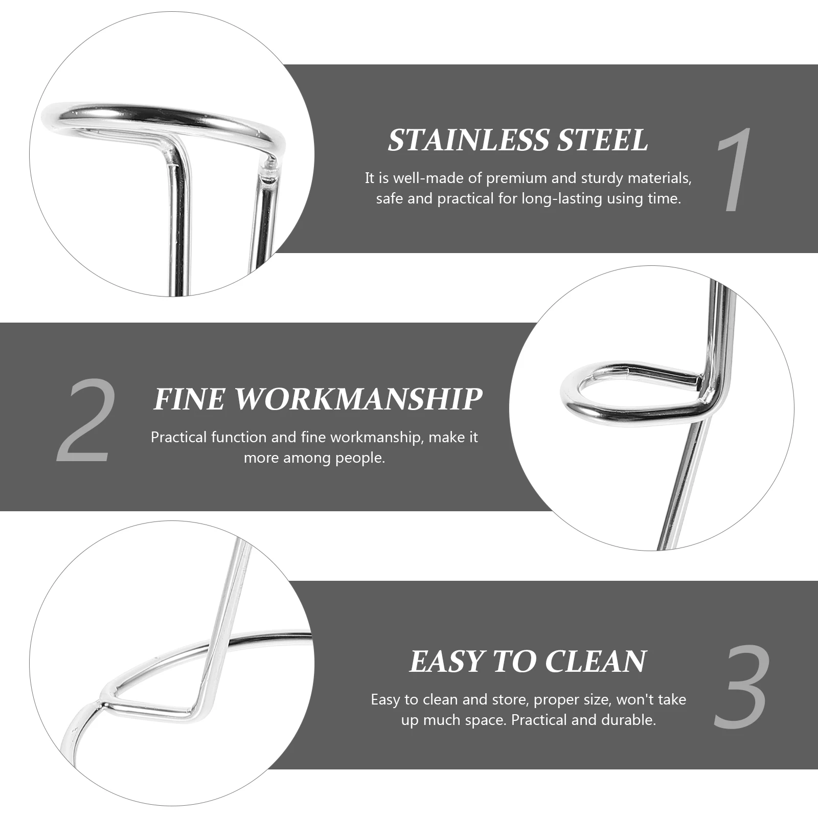 

2pcs Handheld Electric Milk Frother Stand Stainless Steel Kitchen Mixer Holder Egg Beater Practical