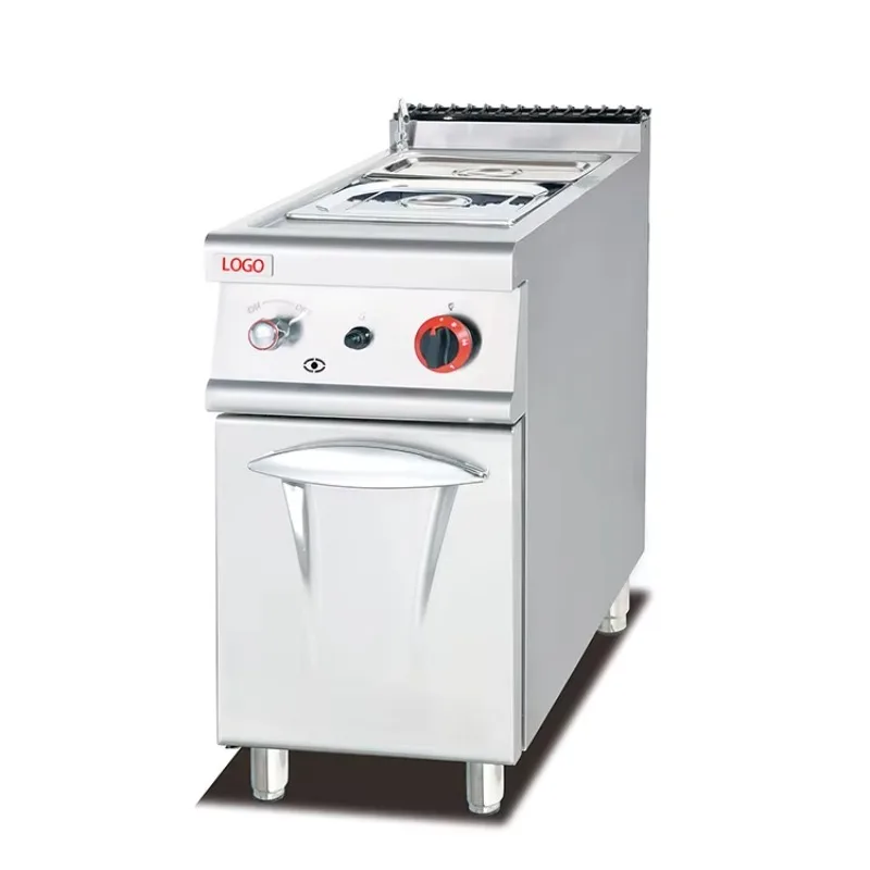 Hot Sell Restaurant Cooking Equipment Bain Marie With Cabinet and Temperature Controller