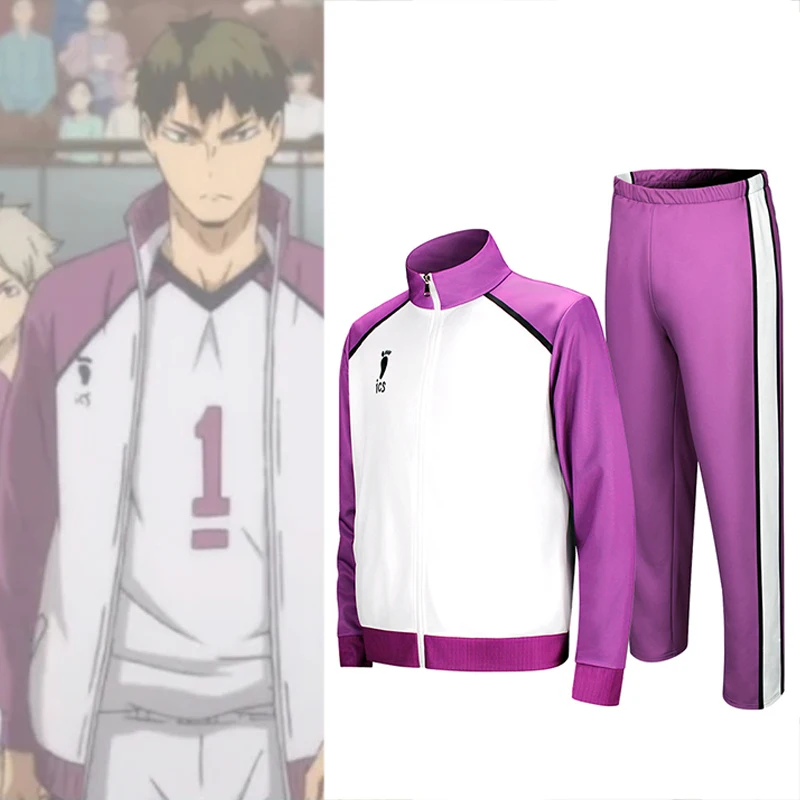 Shiratorizawa School Uniform Anime Haikyuu Kotaro Bokuto Shirabu Kenjiro Cosplay Costumes Halloween Party Dressing For Man