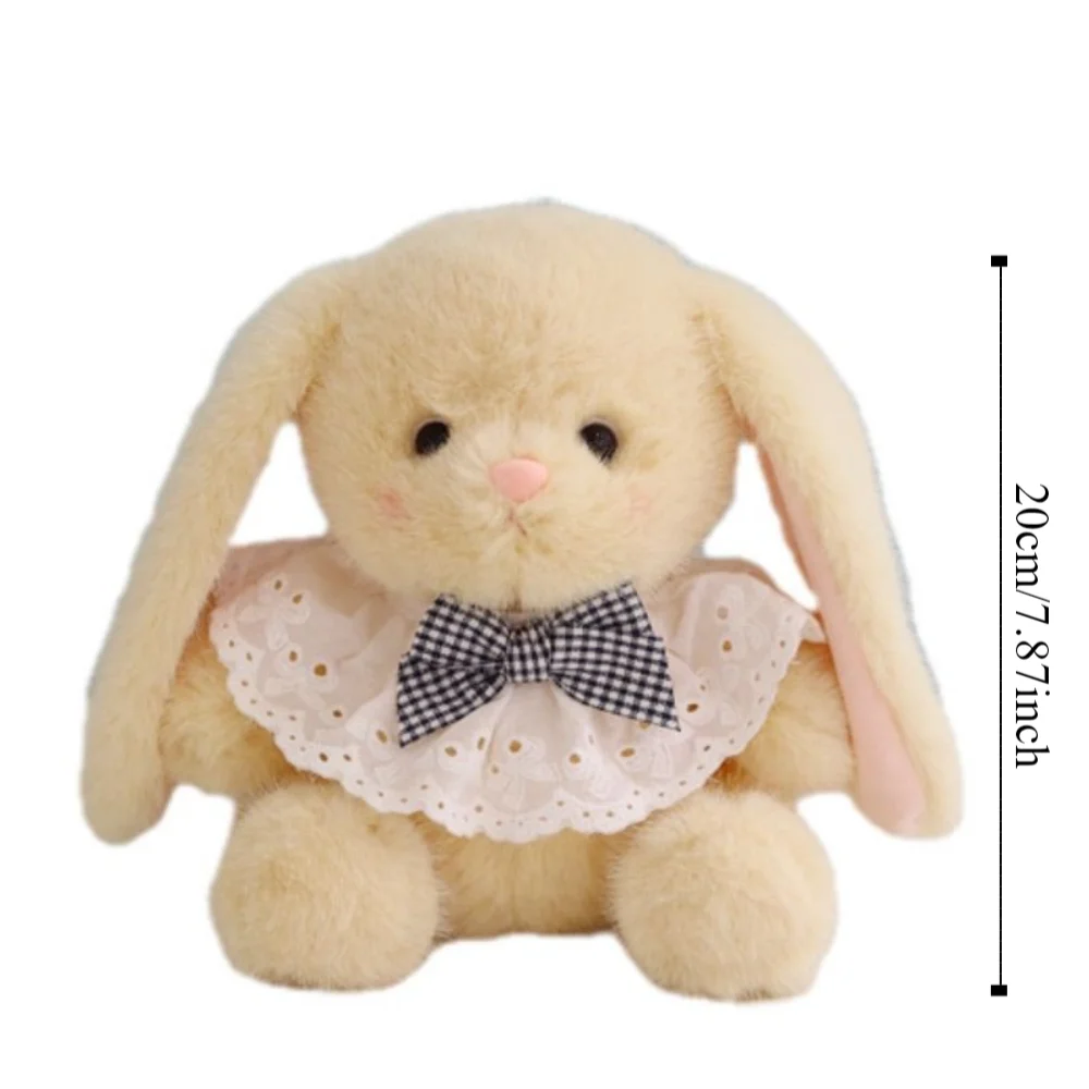 หูยาวหูใหญ่กระต่ายตุ๊กตา Plush Soft Fluffy ตุ๊กตาสัตว์กระต่ายของเล่นสวมเสื้อกันหนาว Interactive กระต่าย Plush ของเล่น