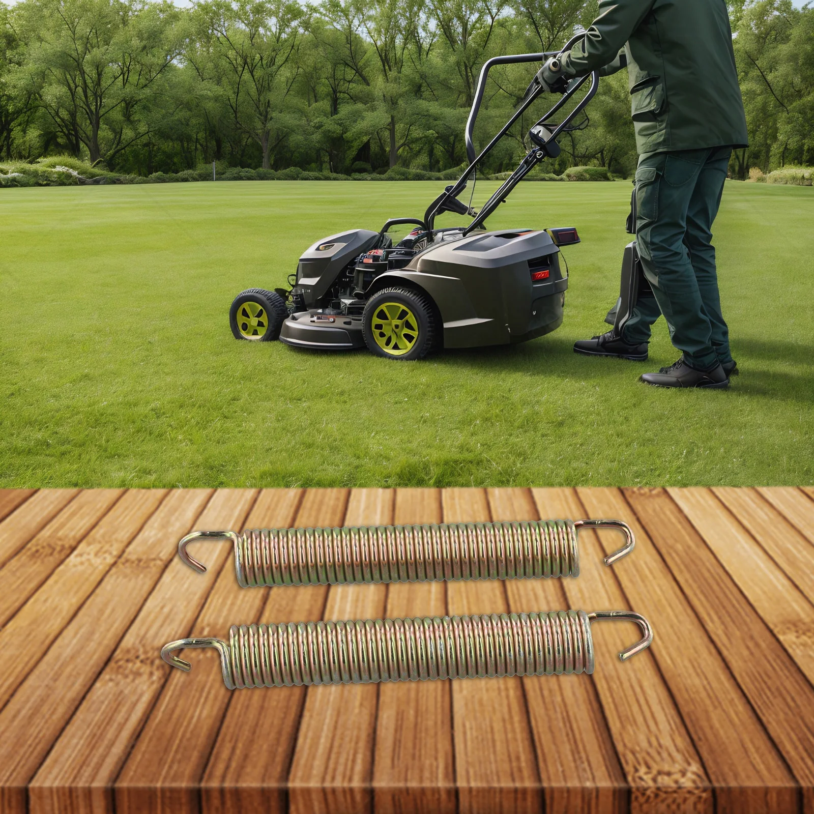 Metal Spring Outdoor Equipment Spring As Shown Extension Spring Compatible With LT1050 For Improved Mower Performance