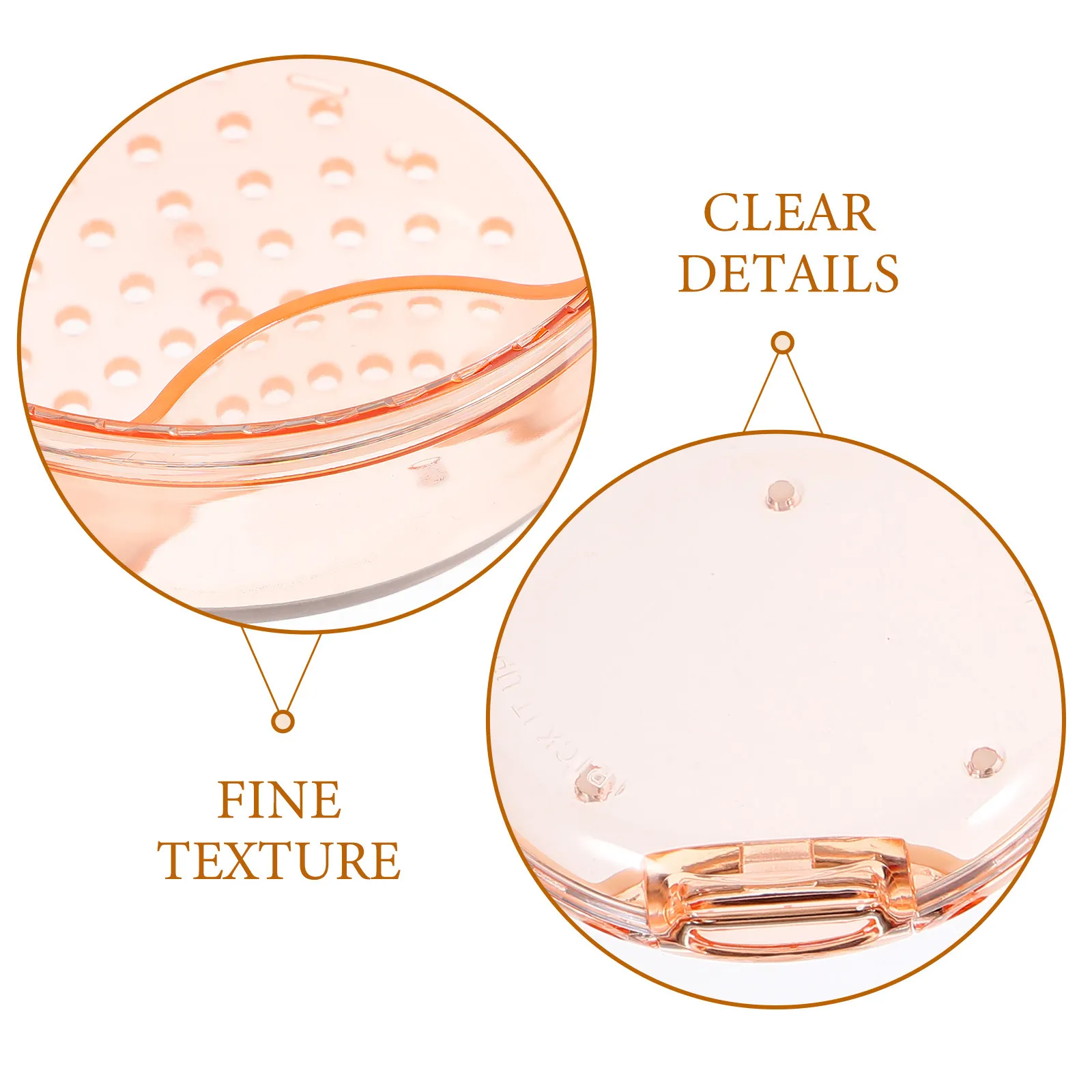 

Denture Storage Box Portable Retainer Case For Travel Strong Pc Silicone Stainless Steel Material Breathable No Odor Retainer