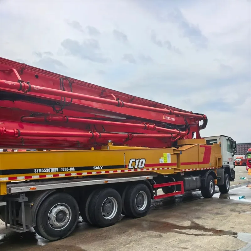 Diesel 70m Truck-Mounted Concrete Pump Benz Chassis 2018 Euro IV Low Working Hours Original Parts Fast Shipment Global