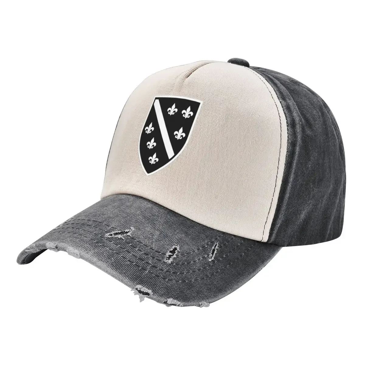 

Bosnia BiH Bosnia-Herzegovina Original Crest in Black & White Baseball Cap Designer Hat summer hat Woman Hats Men's