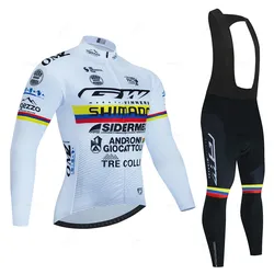 Gw Columbia Long Sleeve Cycling Jersey Set, Quick Dry Cycling Clothing, Bike Uniform, MTB Clothes, Bicycle Wear, Autumn