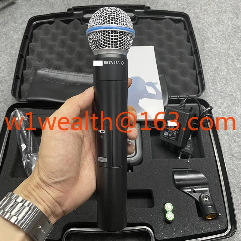 For PGX4 Wireless Microphones and PGX24/BETA58A Microphones, for Shurees Handheld Wireless Microphones