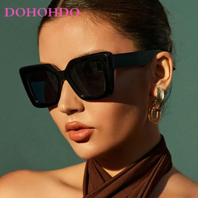 

Y2K Oversized Square Brand Sunglasses Women 2025 Personality Simple Eyewear Women Fashion Retro Glasses Women Gafas De Sol UV400