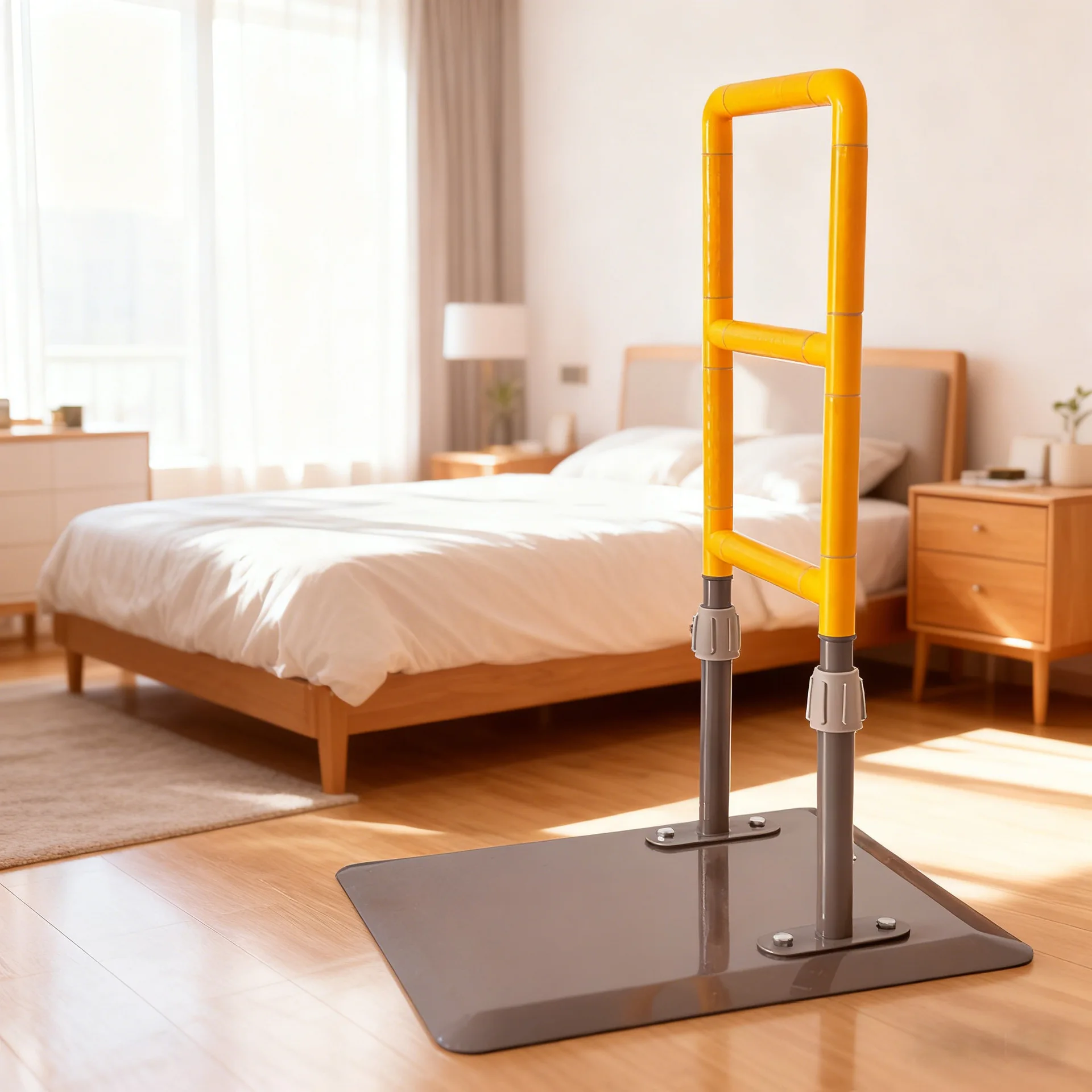 

Bedside armrest for the elderly, disabled people, get up on the bed, auxiliary guardrail, no punching, get up, simple landing