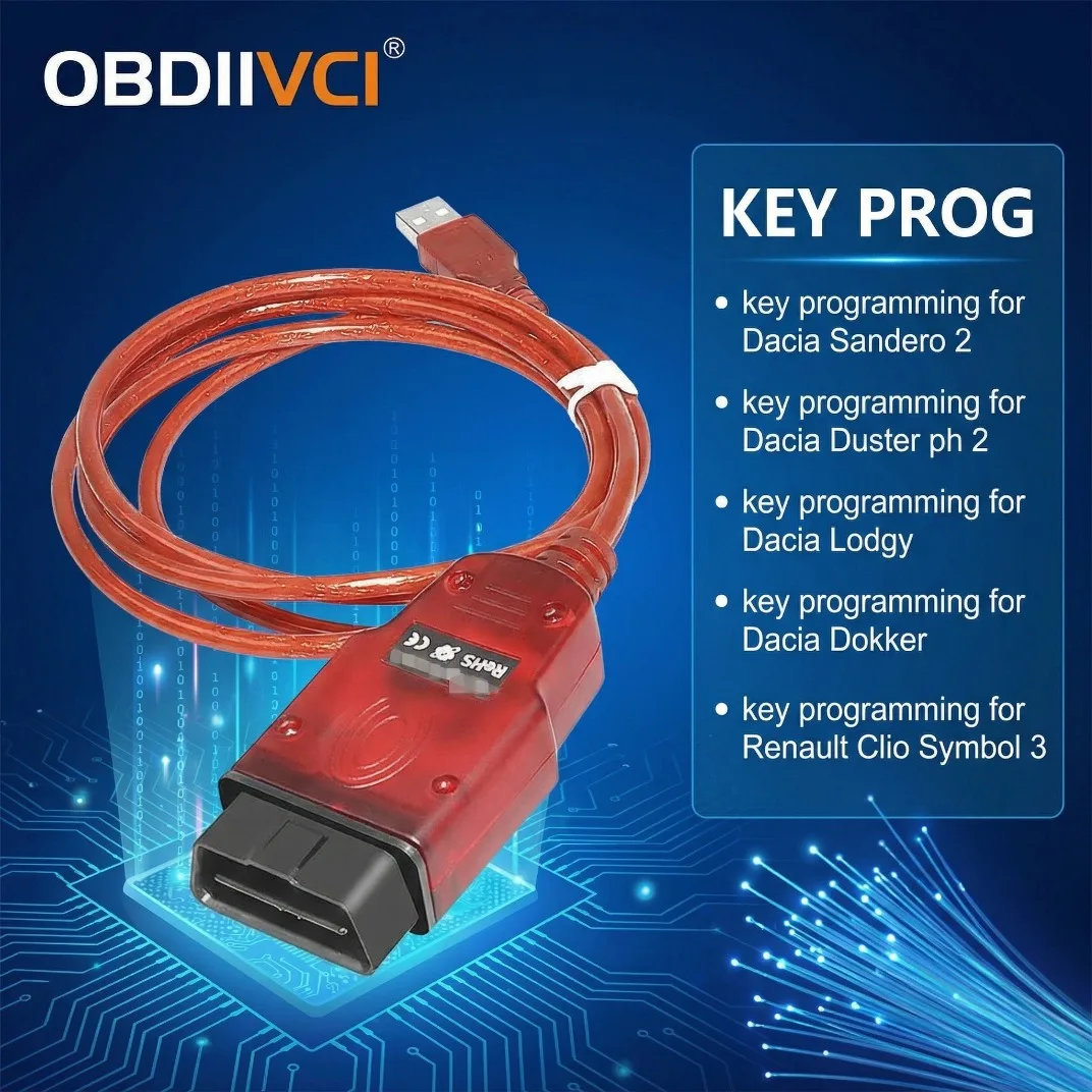 For Renault  New Renolink V2.1 OBD2 Car Diagnostic Interface v1.99 Car Air`bag Reset Tools Auto ECM UCH Key ECU Programmer Tool