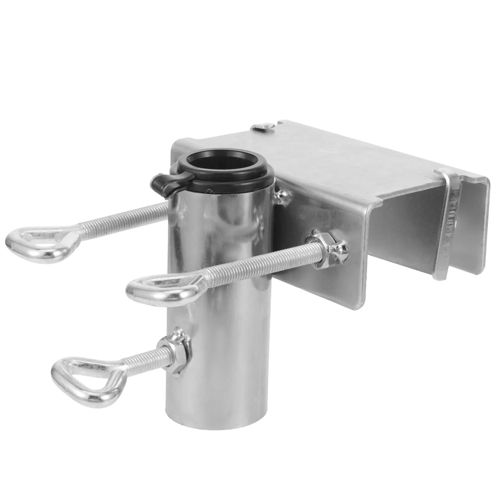 Umbrella Support Holder Clear Cantilever Deck Buckle Mount Patio Stand Bracket Clamp for Table