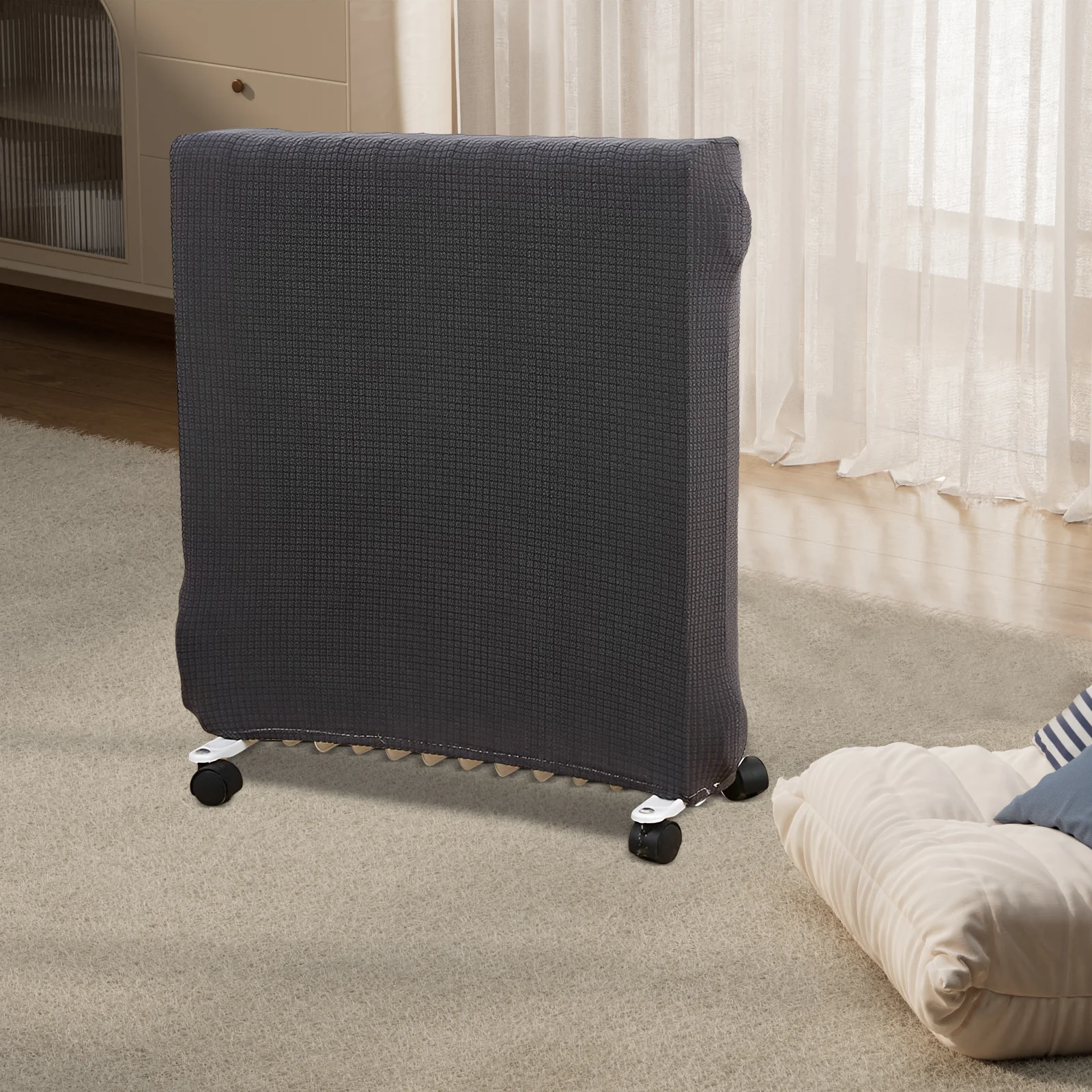 

Elastic Fabric Radiator Cover Electric Heater Dust Protector Soft Comfortable Durable Longlasting Multifunctional Design Easy
