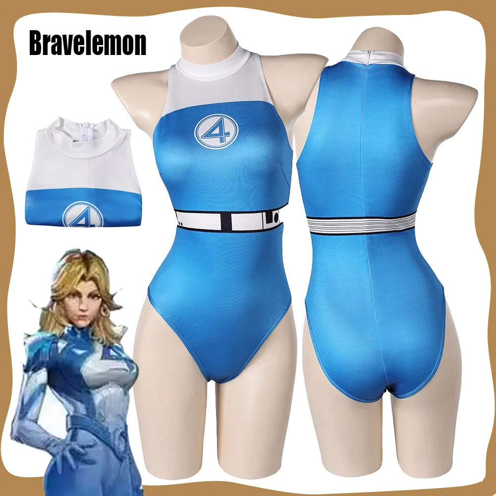 

Невидимая женщина Сьюзан Шторм, купальник для косплея, фильм «Фантастический», Cos четвертый: первый шаг, костюм, комбинезон, наряды на Хэллоуин, карнавал