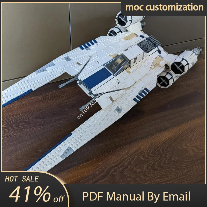

3005 шт. MOC UCS U-образное крыло, боевая модель, строительный блок, сделай сам, креативная сборка, развивающие кирпичи, игрушки, подарок для детей