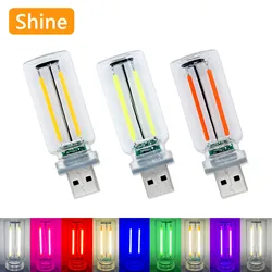 레트로 USB LED 필라멘트 터치 디밍 전구, 레트로 에디슨 전구, 0.3W 야간 조명, 캠핑 백열 장식 LED 조명, 5V