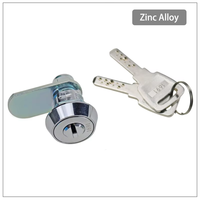 Zinc Alloy Tongue Lock 180 Degree Rotating Cylindrical Lock Industrial Electrical Train Control Cabinet Door Accessories