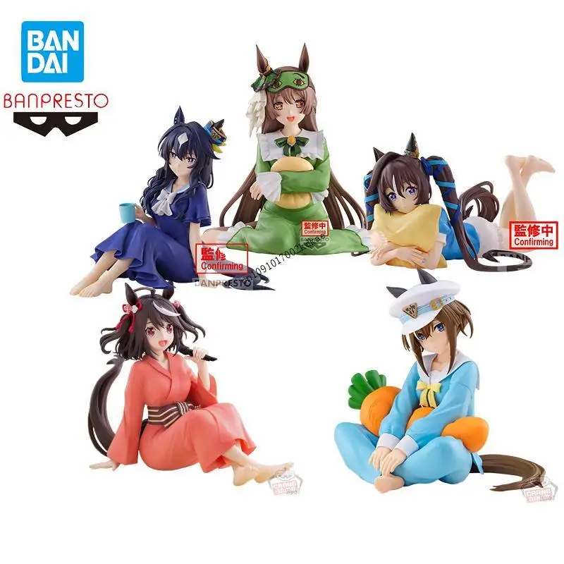 الأصلي في المخزون بانداي Umamusume: Pretty Derby وقت الاسترخاء Kitasan Black Verxina Vivlos شخصيات أنيمي جمع الحلي