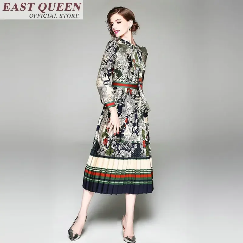 Ropa tradicional china para mujer, vestidos largos de manga larga ao dai, vestido de mujer, novedad de verano, vestidos de moda 2018 FF289 A M17