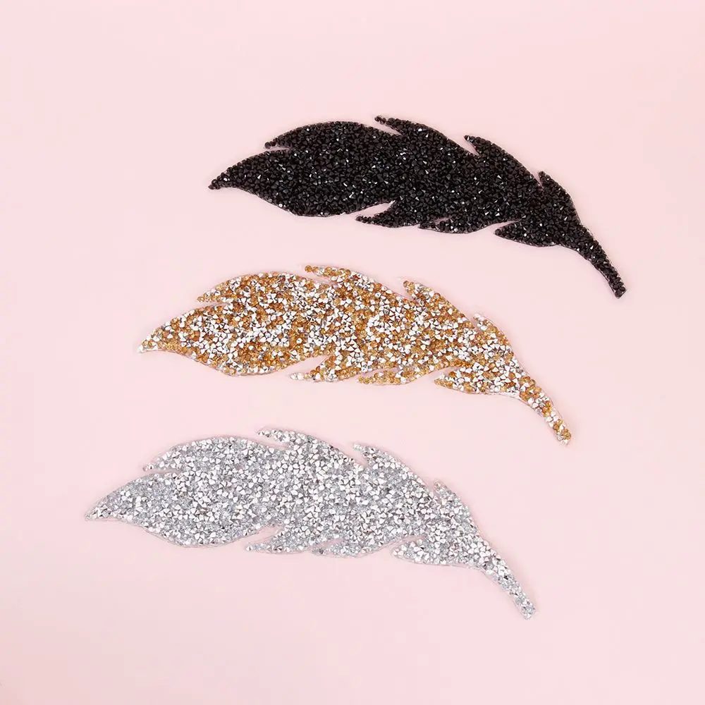 

Высококачественные термопереносные листья, аксессуары для одежды, исправление, нашивки со стразами