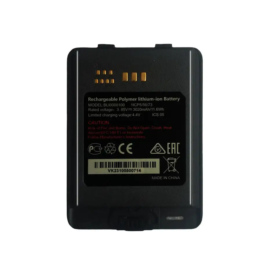 High-Capacity Rapid Charging 3020mAh For Spectralink BLI0000100 Walkie-Talkie Battery
