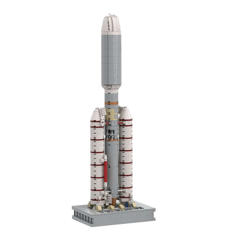 Centaur 1:110 Space Building Blocks mattoni City High-Tech MOC-61281 modello giocattoli fai da te razzo spaziale per bambini ragazzi regali di compleanno