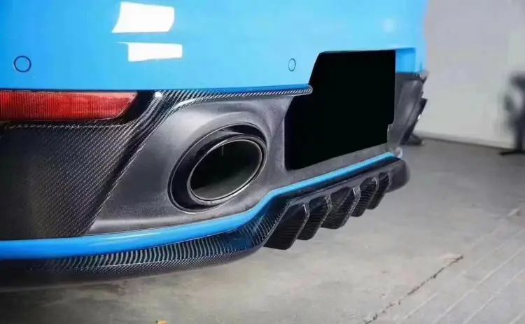For TechArt Modified Carbon Fiber Body Parts for Porsche 911 992 Small Surround Front Lip Side Skirt Rear Lip Tail