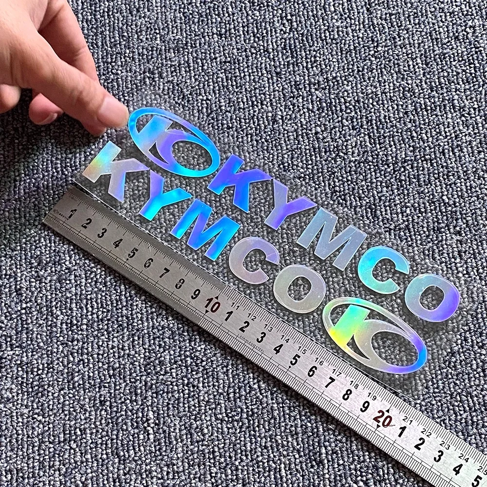 ل KYMCO دراجة نارية سكوتر الجسم الجانب التسمية شعار دراجة نارية الملحقات ملصق مائي شخصية الإبداعية مقاوم للماء تعكس ملصقات